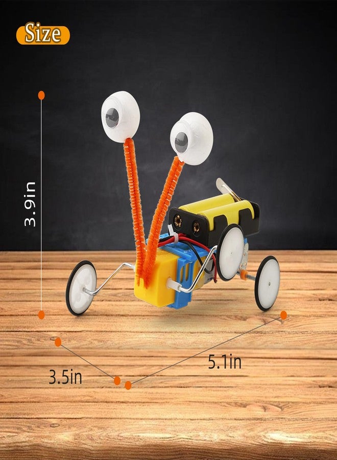 BeAndge 4 Set Bulk Robot Kits for Kids 8-12, STEM Crafts Robotics Science Projects STEM Toys for Boys Girls, Electronics Building Craft Kit Classroom Activities 1st 2nd 3rd Grade 8 9 10 11 12 Year Old - Image 5